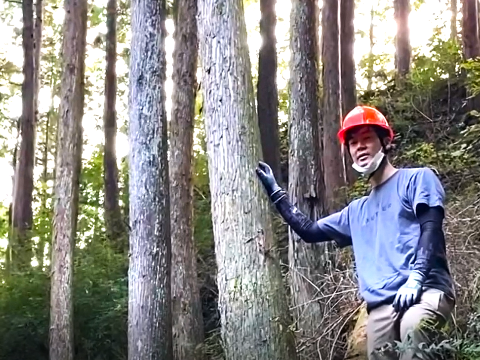 BUTLER森井さん森で