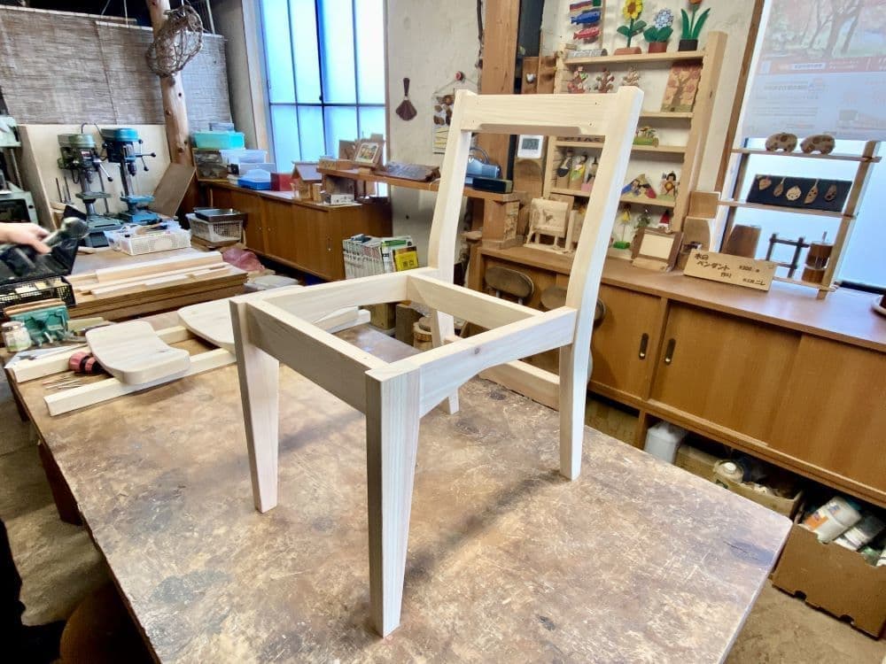 ニレさん椅子骨格