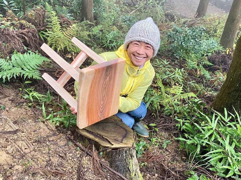 後藤さん椅子の里帰り